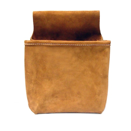 Heritage Leather 422 Single Pocket Professional Split Leather Nail Bag 422