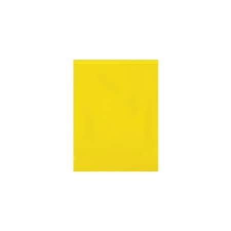 Bubblefast 1000-12 x 15'' - 2 Mil Yellow Reclosable Poly Bags, 1000PK BFPB3670Y