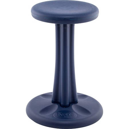 Kore Design Pre-Teen Kids Wobble Chair for Schools, Classrooms, 18.7in tall, Active Seating, Dark Blue 803909