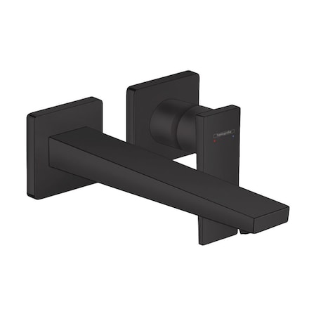 Hansgrohe Metropol Wall-Mounted Single-Handle Faucet Trim with Lever Handle, 1.2 GPM in Matte Black 32526671