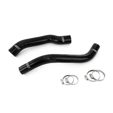 Hps Performance High Temp Reinforced Silicone Radiator Coolant Hose Kit, Black,  57-2130-BLK