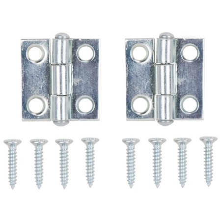 Prosource Cabinet Hinge, Steel, Zinc, Fixed Pin, 180 deg Range of Motion, Full Mortise Mounting, 7 Pair lb LR-047-PS