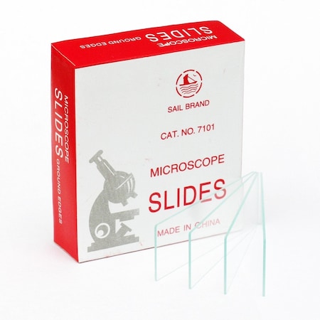 Amscope 72 Blank Microscope Slides With Ground Edges BS-72