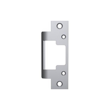 Hanchett Entry Systems Faceplate 4-7/8in x 1-1/4in, Cylindrical Latches, Metal Frame, 8000/8300 Series, Stainless Steel 801-630