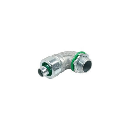 Bridgeport 3/8" Liquidtight Connector, 90 Degree 469-SLT