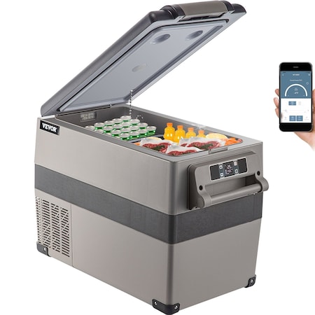 Vevor 45L Compressor Portable Small Refrigerator Cooler Freezer CF45
