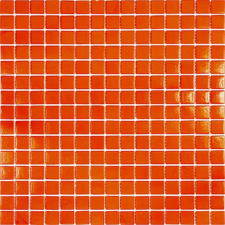 Apollo Tile Dune 12 in. x 12 in. Glossy Scarlet Red Glass Mosaic Wall and Floor Tile 20 sq. ft./case, 20PK APLSA88RD201A