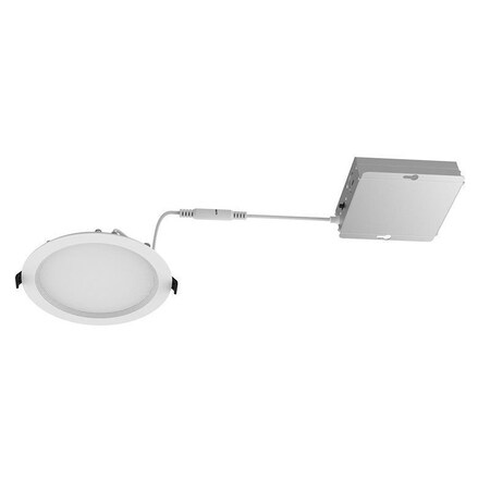 Westgate 120/277V 6in BAFFLE ROUND SLIM PANEL LIGHT, 900LM 5CCT, 90 CRI, 0-10V, ETL ES JA8, 15W, White RSLC6-BF-MCT5