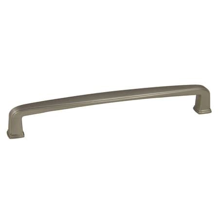 Pride Industrial 6-3/4in Cabinet Pull with 6-3/10in Center to Center Satin Nickel Finish P83092SN