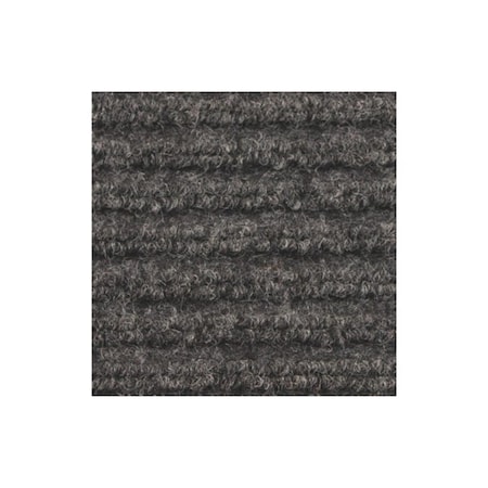 Buymats 3 x 6 ft. Apache Rib Mat Solid Gray 01-033-1702-30000600