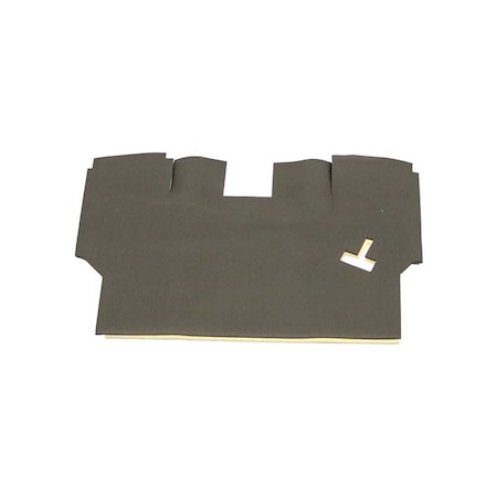 K&M Mfg Floor Mat for Case IH 5100-5200 Series Maxxum Tractors 3/8-In. Thick Black Rubber 4343