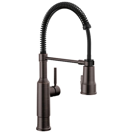 Delta Theodora Single-Handle Pull-Down Spring Kitchen Faucet In Venetian Bronze 18804Z-RB-DST