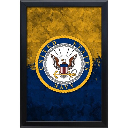 Holland Bar Stool Co United States Navy 15.75in x 23.5in LED Snap Frame Lightbox by Company LBSnap