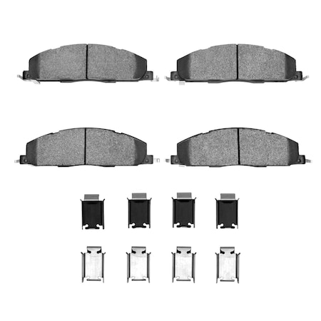 Dynamic Friction Co DFC HybriDynamic Brake Pads Hrdwr Kit 4000-1400-01