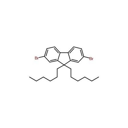 Ak Scientific 9, 9-Dihexyl-2, 7-dibromofluorene (25g), CAS 189367-54-2 Q034-25g
