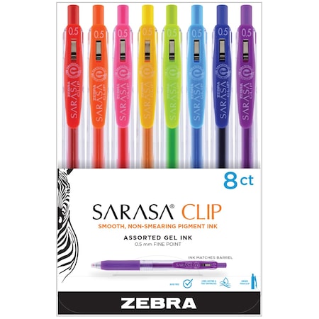 Sarasa Clip Gel Retractable 0.5 mm Assort 47208