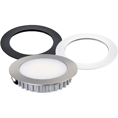 Tresco Puck Light 24V Optipockit SL W/ 3 Trim Rings L-OPSL-24RC-NBW-1