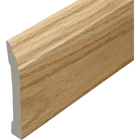 Westlake Royal Building Products 11/25'' W.x3-1/4'' H.x8 ' L. Acadia Oak Colonial Base Molding 5757985