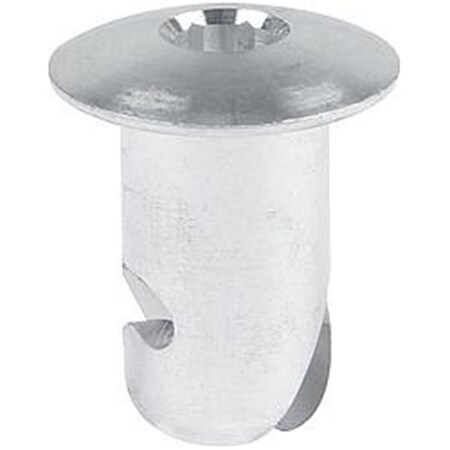 Allstar Performance 0.44 x 0.5 in. Oval Allen Head Aluminum Button Fasteners, 10PK ALL19172