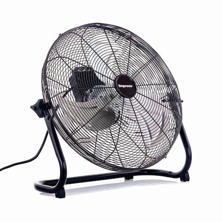 Impress 18 Inch 3 Speed High-Velocity Metal Tilting Fan in Black IM-776FB