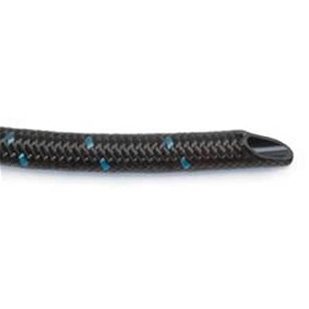 Ezgeneration 20 ft. 6 AN Pro-Classic Braided Nylon Hose, Black with Blue Tracer EZ775855