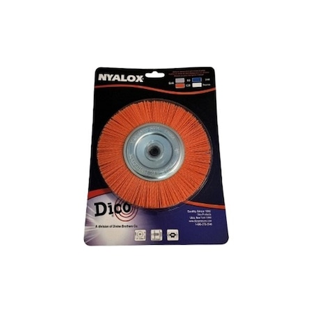Dico Abrasive Wheel Brush, 4500 RPM, Orange 7200067