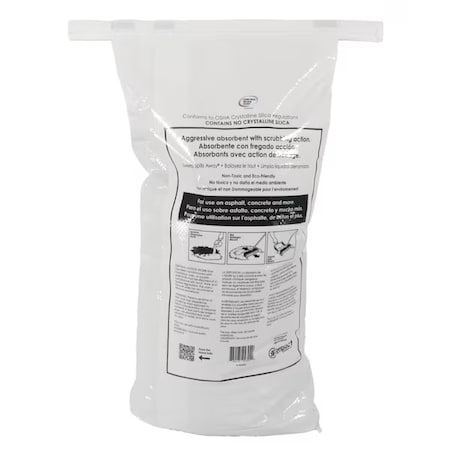 Xsorb Loose Sorbent, 4 gal Absorbed per Package, 30 lb Bag, Premium Granules, Not Scented, Gray XB30G