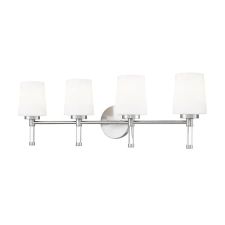 Z-Lite Henri Brushed Nickel 4 Light Vanity 7700-4V-BN
