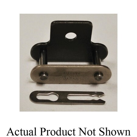 Tsubaki Double Pitch Standard Connecting Link, C2040 chain, 1 P, 0.717 in OAW, 0.156 Dia Pin C2040SA1CLCP