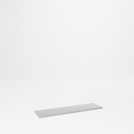 Pucel Flush Door Bin Cabinet, 60 in W x 24 in D x 84 in H, Gray HDBC-SHELF-60