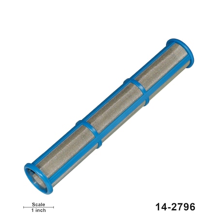 Bedford Precision Parts Outlet Filter, 100 Mesh, Long, Blue Replaces Graco 244065 14-2796