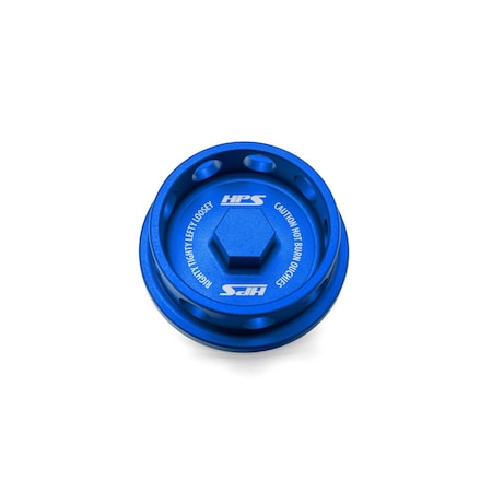 Hps Performance Billet Aluminum Oil Cap for Honda B C D F H J K L R Series Engine, Blue,  5269-104BL