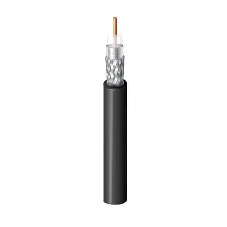 Belden Coaxial Cables 25Awg 1C Shield 100Ft Spool Black 7805-010100