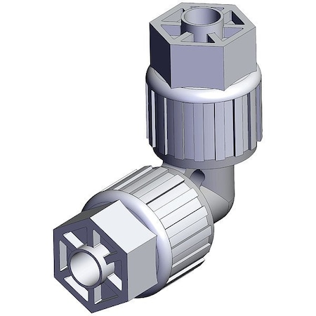 Smc High Purity Tube Fitting, Union, PFA LQ3E2A
