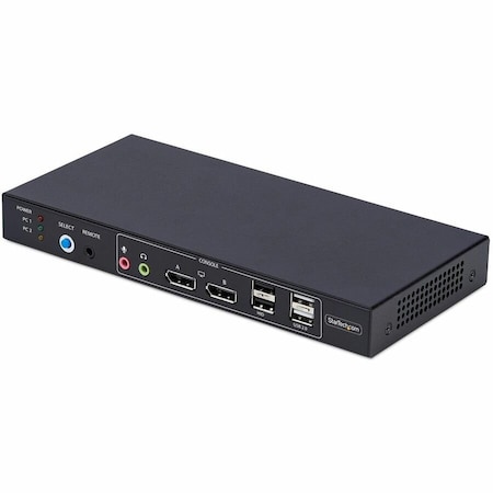 Startech.Com 2-PORT DUAL-MONITOR DISPLAYPORT KVM SWITCH WITH DUAL VIEW VIDEO MATRIX, 4K 60HZ, P2ADD121D-KVM-SWITCH