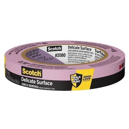 Scotch 2080EL18N Painter's Tape, 60 yd L, 34 in W, Blue 2080-18EC