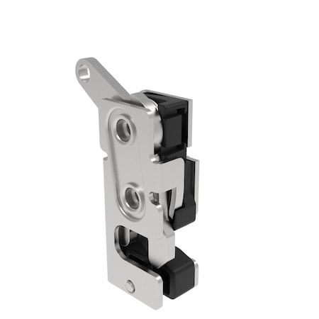 Southco Rotary Push To Close Latch, Small Size, Single Stage, with Integrated Bumper Bottom Trigger R4-10-11-505-20