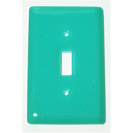 Aquila Art Glass Lt. Aqua Blue 1 Gang Switch WP1026-1GS