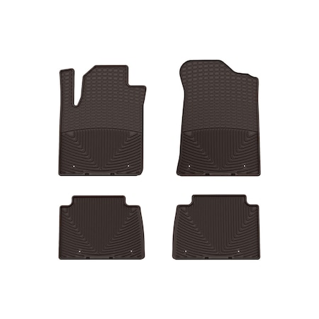 Weathertech Cocoa, Front and Rear All Weather Floor Mats W445CO-W459CO
