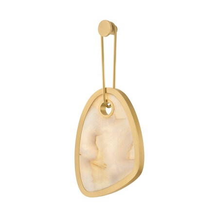 Corbett Lighting Vela 1 Light Wall Sconce in Vintage Brass Finish 556-01-VB