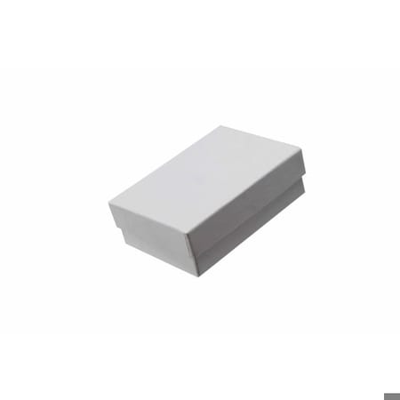 Boxit White Krome Jewelry Box 3.063X2.125X1, 100PK JLWK32
