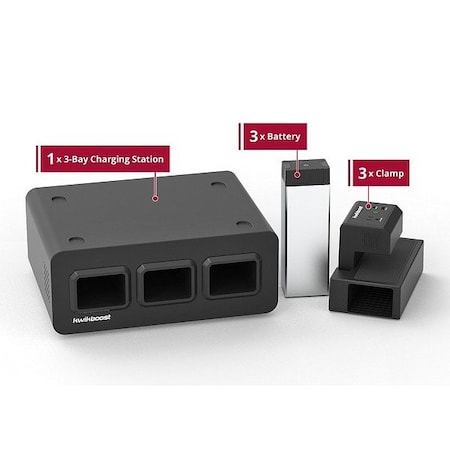 Kwikboost Device Charging Station, 6 in H KBEP-3B3C3