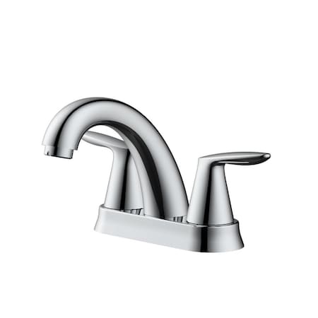 Thrifco Plumbing 4 in. Centerset 2-Handle Bathroom Faucet - Brilliant Chrome 7294004