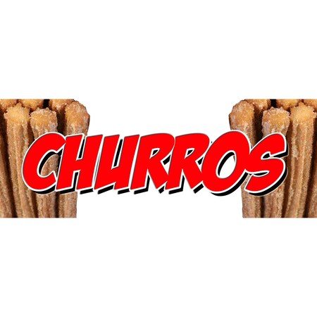 Signmission Churros, 12 Inch, Decal D-Churros