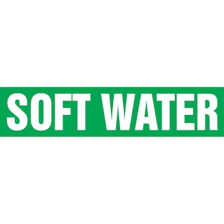Accuform ASME ANSI PIPE MARKER SOFT WATER RPK651STC