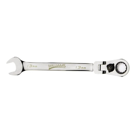 Williams Williams Ratcheting Combo Wrench, Flex-Head, 14mm JHW1214MRCF