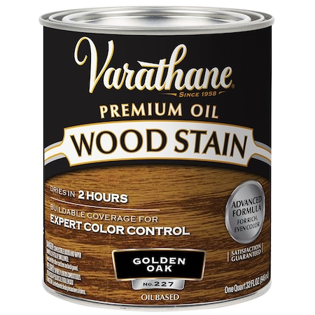 Rust-Oleum 1 Qt Golden Oak Varathane Oil-Based Interior Wood Stain 211716H