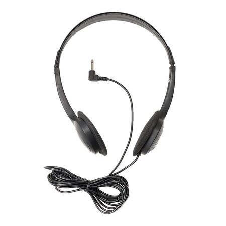Crest Healthcare Mono Headphones, 6 Ft. Cord With Plastic Headphone, Case/100 115226