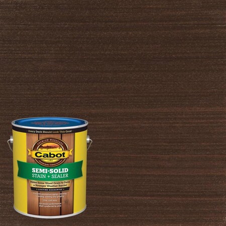 Cabot Semi-Solid Low VOC Semi-Solid Cordovan Brown Oil-Based Deck and Siding Stain 1 gal 140.0017437.007