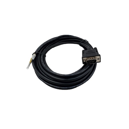 Compucableplususa 3FT DB9 Male to Bare Wire RS232 Serial Pigtail Cable - 28AWG Shielded Open End PVC DBC-9MW-03